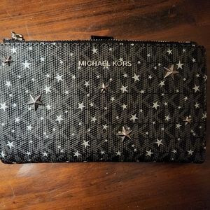 Michael Kors star studded wristlet
